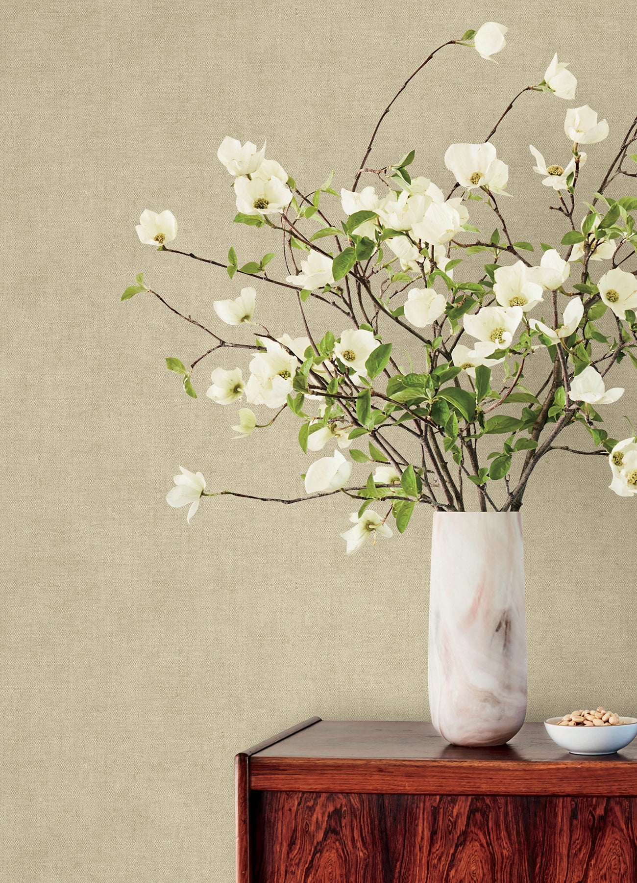 Purchase 4193-7422 A-Street Wallpaper, Nuovo Taupe Faux Linen - Portofino12