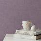 Purchase 4193-7428 A-Street Wallpaper, Nuovo Purple Faux Linen - Portofino1