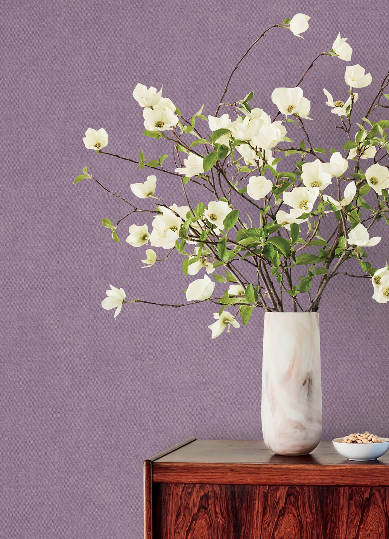 Purchase 4193-7428 A-Street Wallpaper, Nuovo Purple Faux Linen - Portofino12