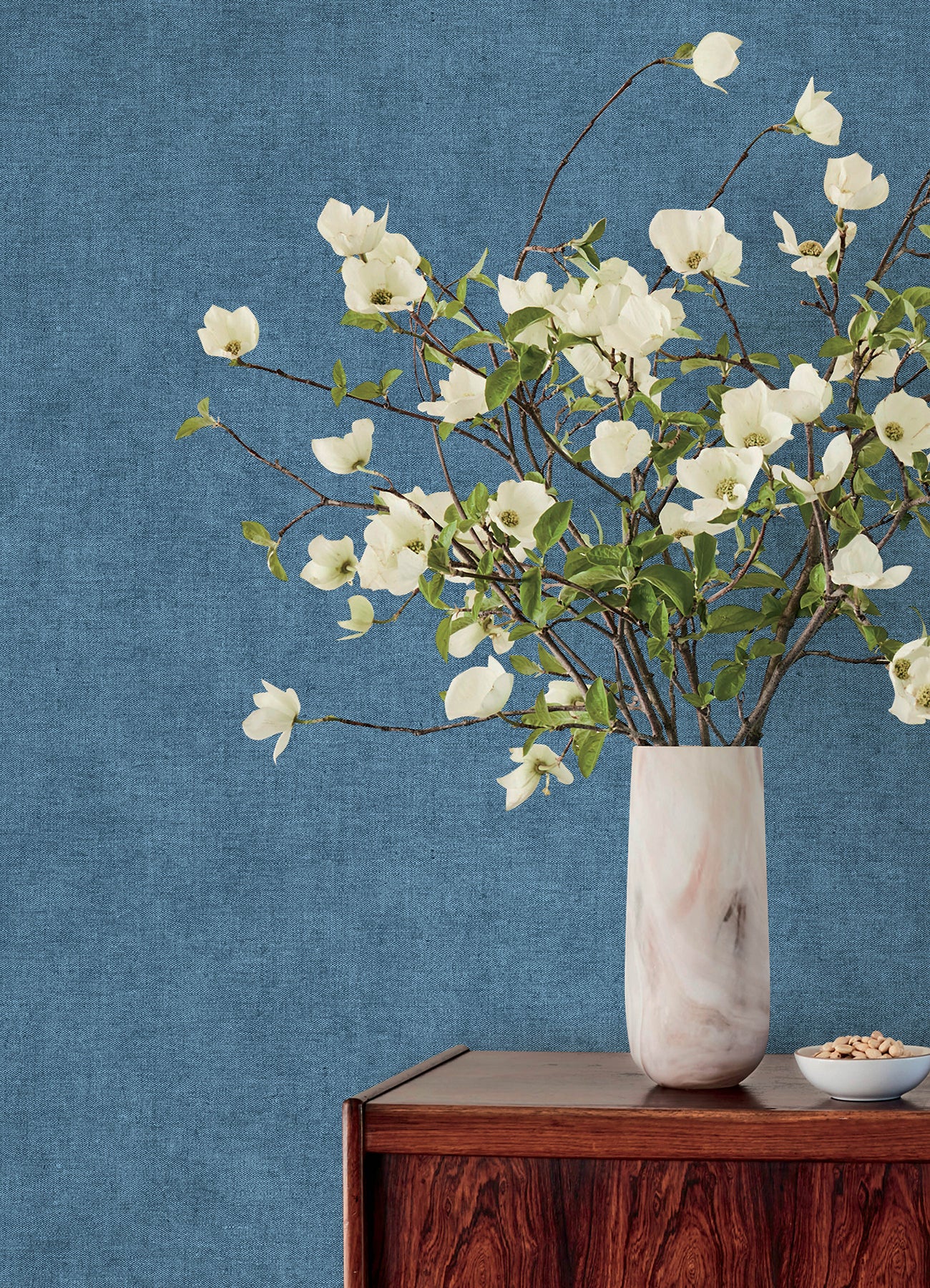 Purchase 4193-7434 A-Street Wallpaper, Nuovo Denim Faux Linen - Portofino12