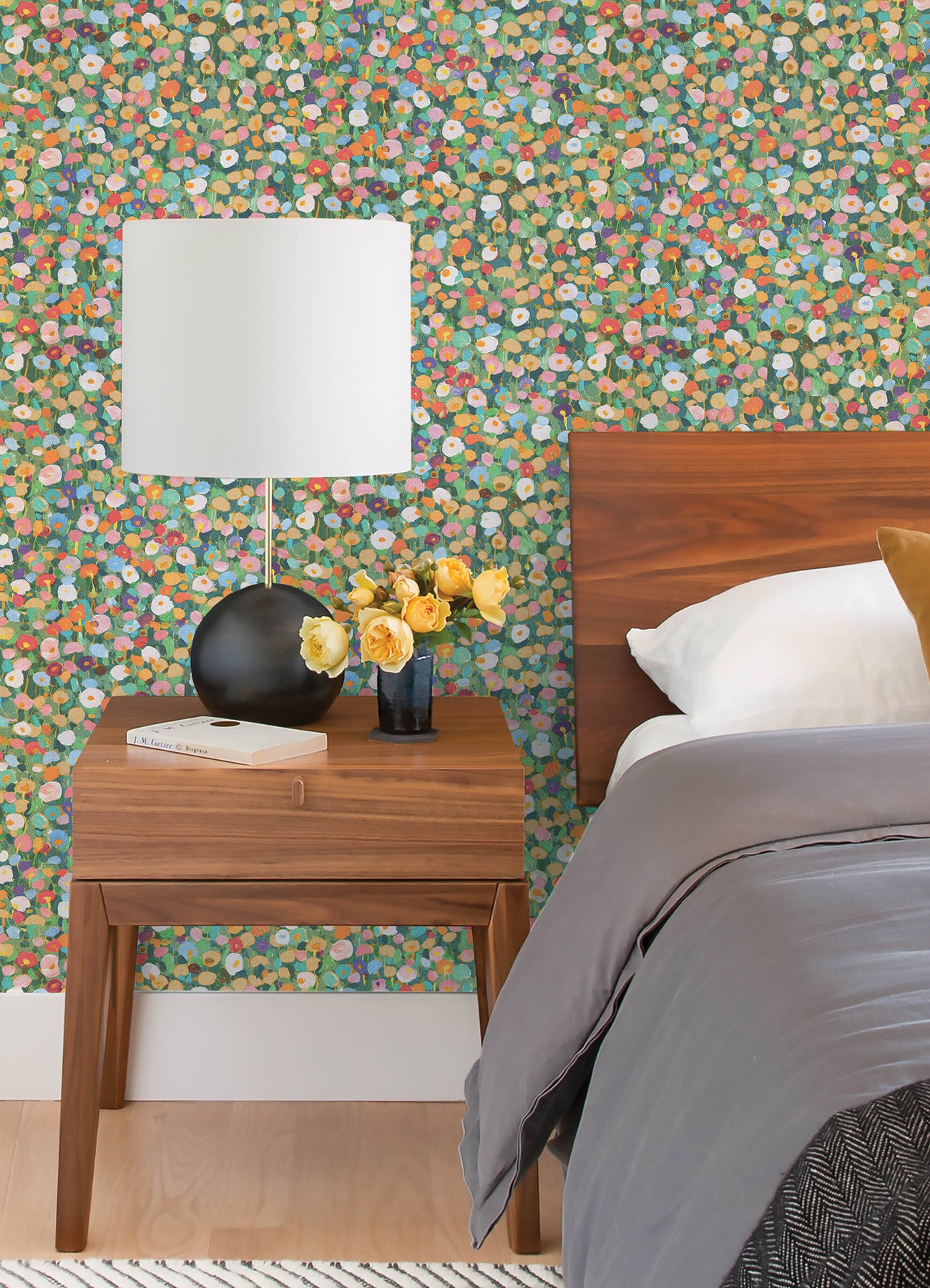 Purchase 4193-7441 A-Street Wallpaper, Prato Green Petite Floral - Portofino12