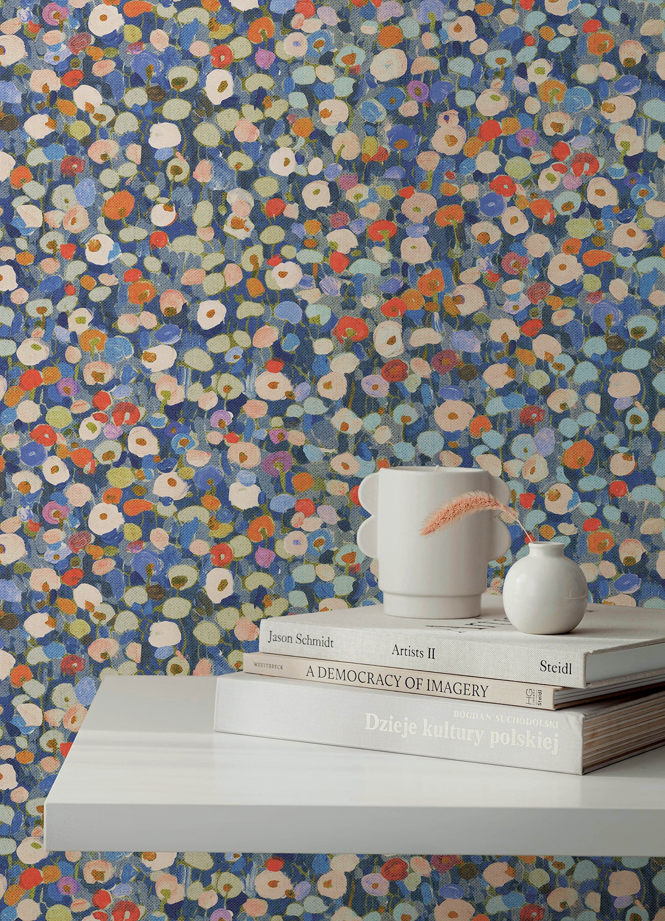 Purchase 4193-7442 A-Street Wallpaper, Prato Blue Petite Floral - Portofino12