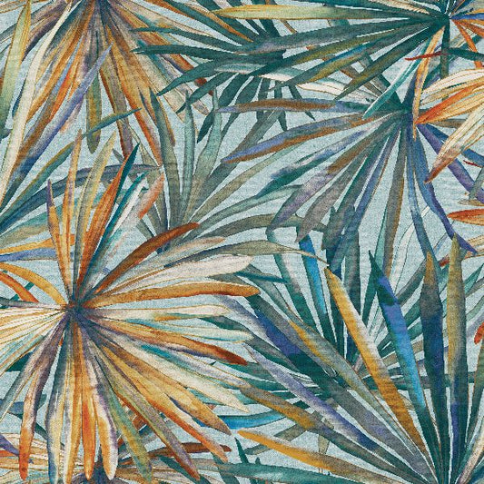 Purchase 4193-7451 A-Street Wallpaper, Corifa Sea Green Palm Leaf - Portofino