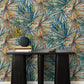 Purchase 4193-7451 A-Street Wallpaper, Corifa Sea Green Palm Leaf - Portofino1