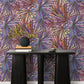 Purchase 4193-7452 A-Street Wallpaper, Corifa Purple Palm Leaf - Portofino1