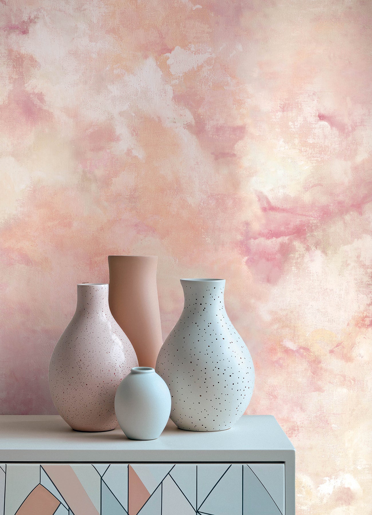 Purchase 4193-7461 A-Street Wallpaper, Aria Pink Abstract - Portofino1