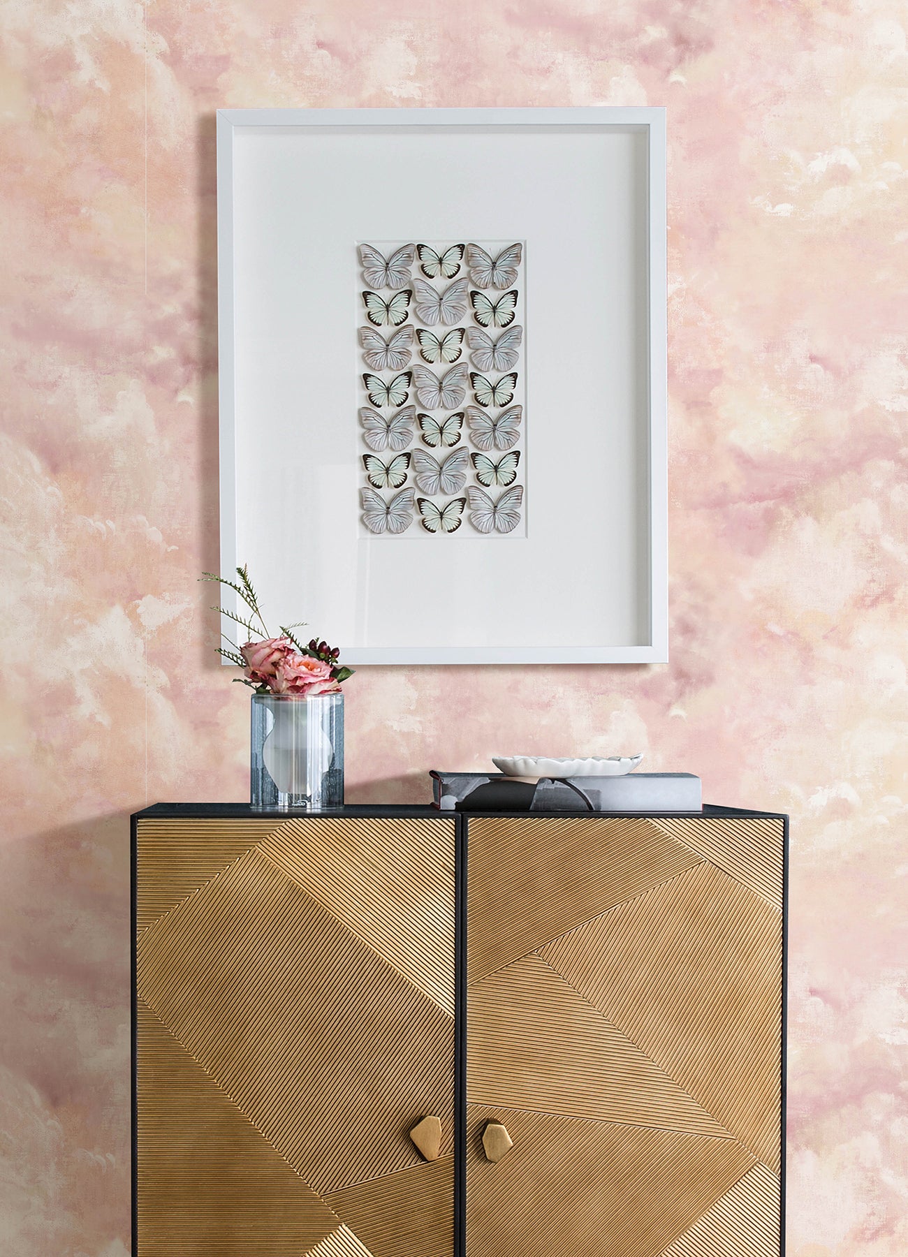 Purchase 4193-7461 A-Street Wallpaper, Aria Pink Abstract - Portofino12