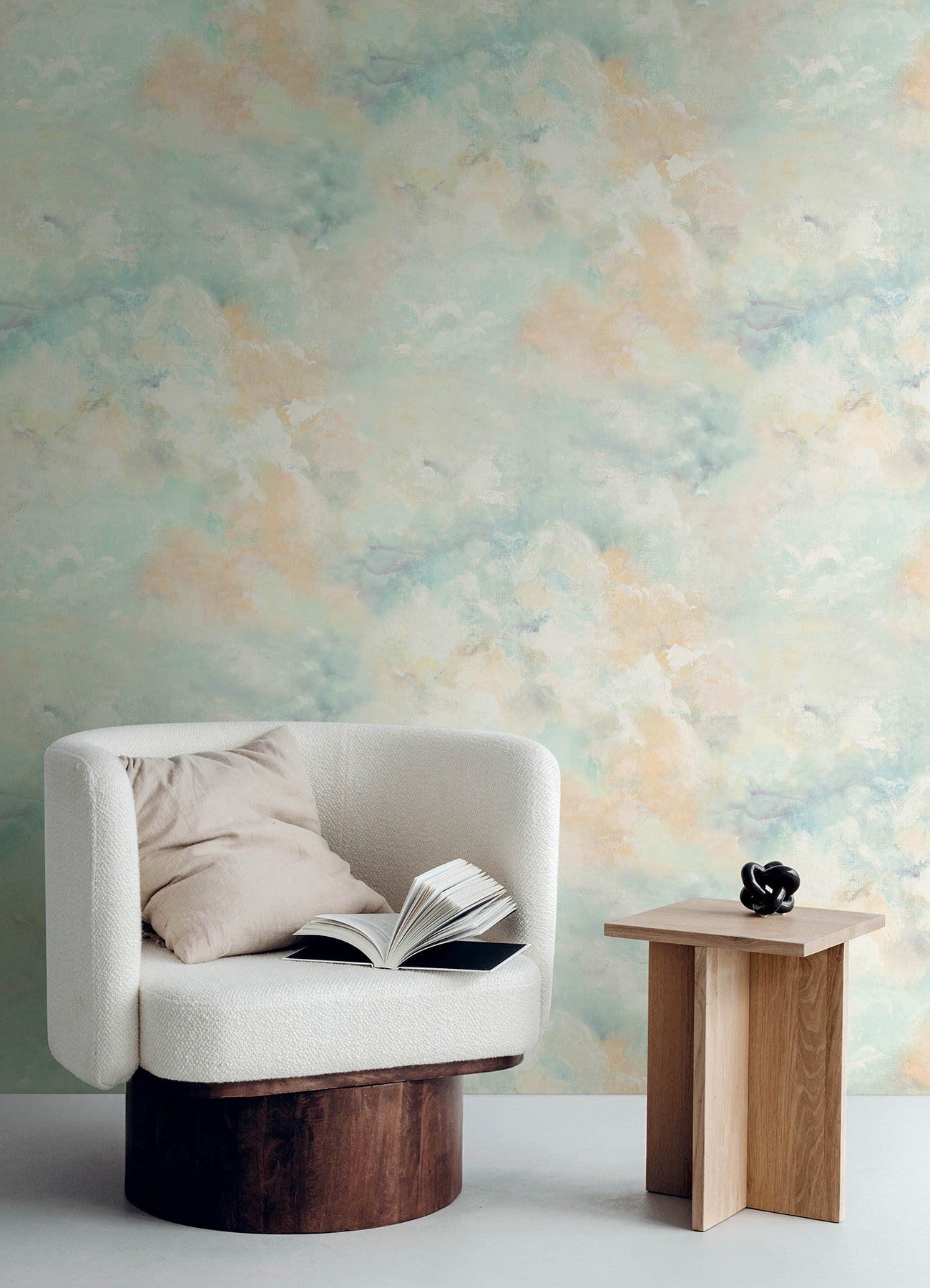 Purchase 4193-7462 A-Street Wallpaper, Aria Aquamarine Abstract - Portofino1