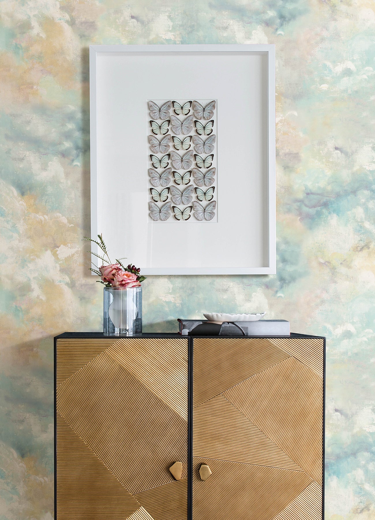 Purchase 4193-7462 A-Street Wallpaper, Aria Aquamarine Abstract - Portofino12