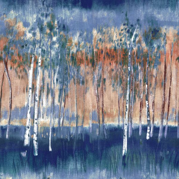 Purchase 4193-7472M A-Street Wallpaper, Primavera Dark Blue Wall Mural - Portofino