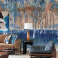 Purchase 4193-7472M A-Street Wallpaper, Primavera Dark Blue Wall Mural - Portofino12