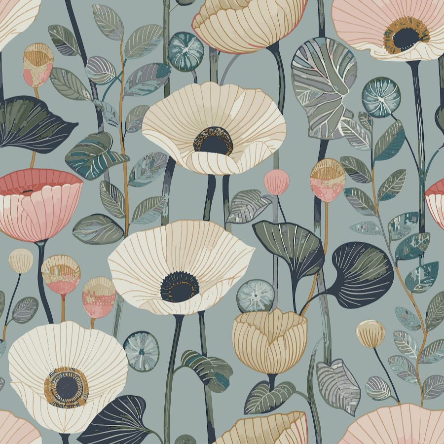 Purchase 4197-27872 A-Street Wallpaper, Mindra - Kaleidoscope