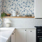 Purchase 4199-24481 Chesapeake Wallpaper, Festival Floral Blue Trailing - Modern Farmhouse1