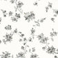 Purchase 4199-24482 Chesapeake Wallpaper, Festival Floral Charcoal Trailing - Modern Farmhouse