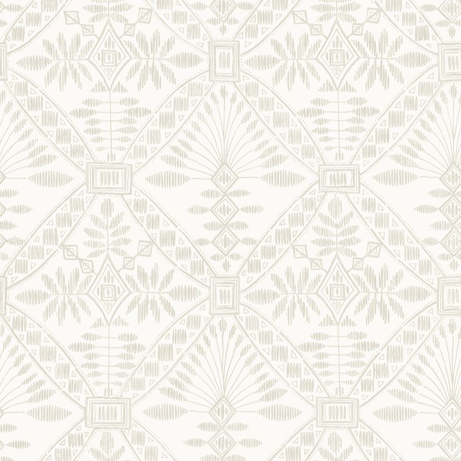 Purchase 4199-27776 Chesapeake Wallpaper, Emmarie Light Grey Geometric - Modern Farmhouse