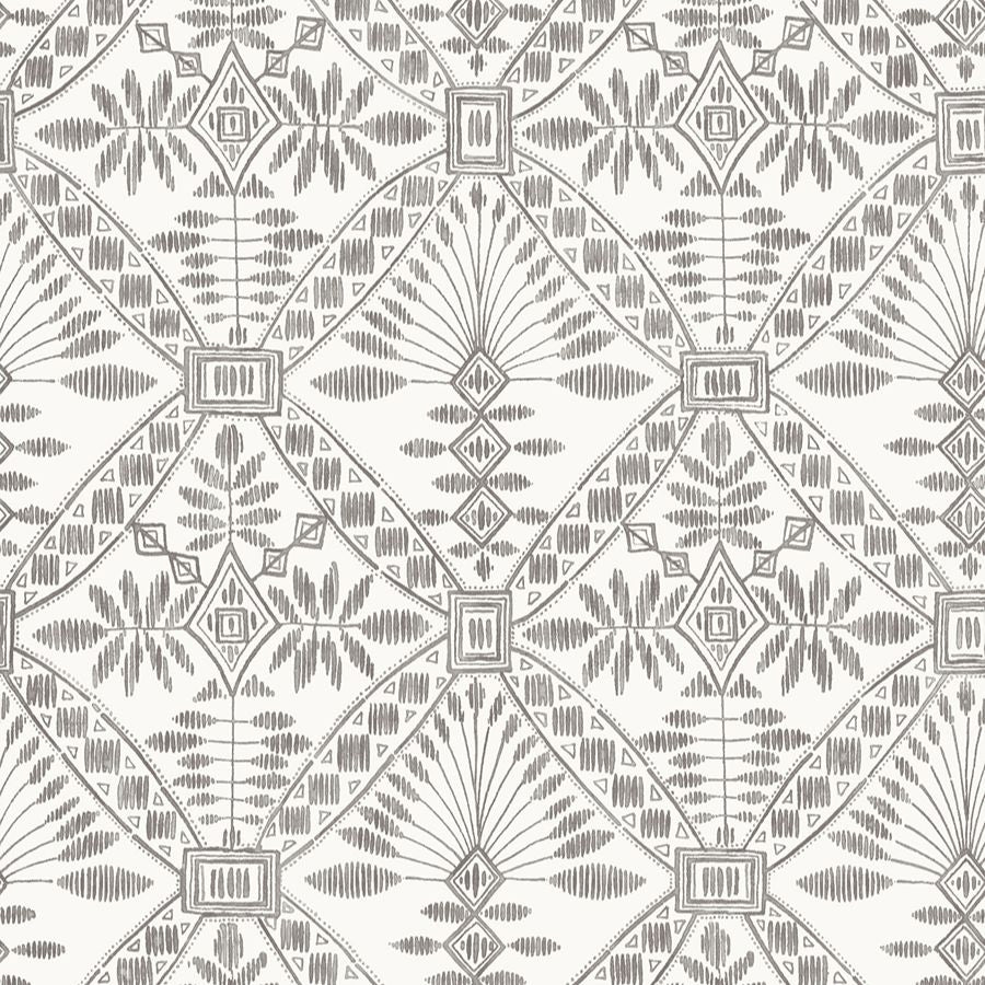 Purchase 4199-27777 Chesapeake Wallpaper, Emmarie Black Geometric - Modern Farmhouse