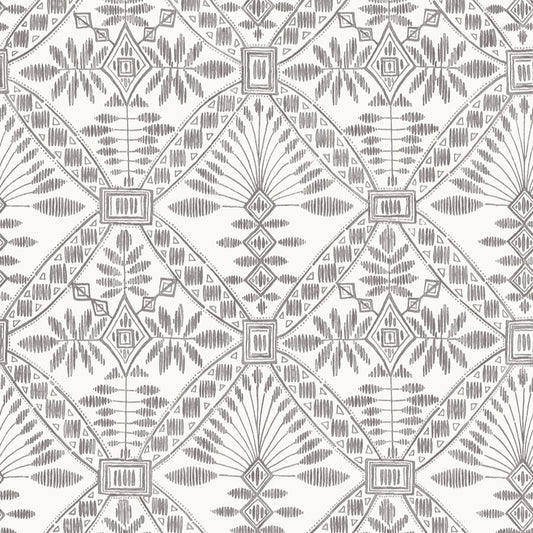 Purchase 4199-27777 Chesapeake Wallpaper, Emmarie Black Geometric - Modern Farmhouse
