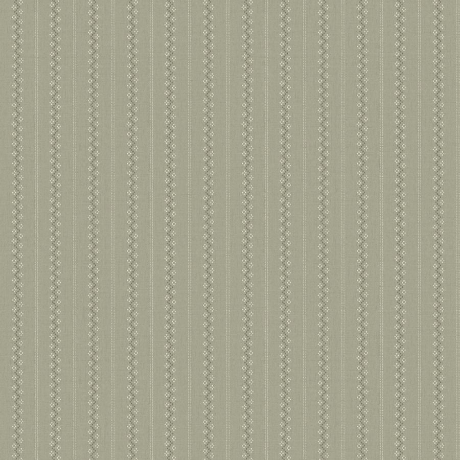 Purchase 4199-27779 Chesapeake Wallpaper, Curtis Moss Embellished Stripe - Modern Farmhouse