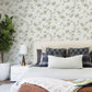 Purchase 4199-27784 Chesapeake Wallpaper, Festival Floral Aqua Trailing - Modern Farmhouse12