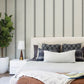 Purchase 4199-70066 Chesapeake Wallpaper, Linette Black Fabric Stripe - Modern Farmhouse12