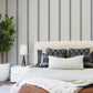 Purchase 4199-70067 Chesapeake Wallpaper, Linette Blue Fabric Stripe - Modern Farmhouse12