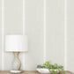 Purchase 4199-70070 Chesapeake Wallpaper, Linette Beige Fabric Stripe - Modern Farmhouse1