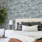 Purchase 4199-72559 Chesapeake Wallpaper, Spinney Blue Toile - Modern Farmhouse12