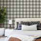 Purchase 4199-83421 Chesapeake Wallpaper, Thorpe Charcoal Plaid - Modern Farmhouse12