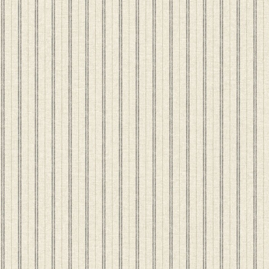 Purchase 4199-83429 Chesapeake Wallpaper, Harville Black Double Stripe - Modern Farmhouse