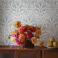 Purchase 4199-83704 Chesapeake Wallpaper, Edith Light Blue Floral Damask - Modern Farmhouse1