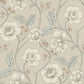 Purchase 4199-83709 Chesapeake Wallpaper, Hazel Taupe Floral Trail - Modern Farmhouse