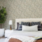 Purchase 4199-83709 Chesapeake Wallpaper, Hazel Taupe Floral Trail - Modern Farmhouse12
