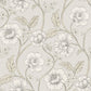 Purchase 4199-83711 Chesapeake Wallpaper, Hazel Grey Floral Trail - Modern Farmhouse