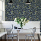 Purchase 4199-83714 Chesapeake Wallpaper, Mercy Navy Berry Vines - Modern Farmhouse1