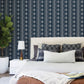 Purchase 4199-83721 Chesapeake Wallpaper, Lenea Navy Floral Stripe - Modern Farmhouse12