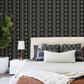 Purchase 4199-83724 Chesapeake Wallpaper, Lenea Black Floral Stripe - Modern Farmhouse12