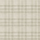 Purchase 4199-83735 Chesapeake Wallpaper, Perry Taupe Plaid - Modern Farmhouse