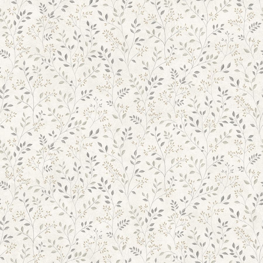 Purchase 4199-83739 Chesapeake Wallpaper, Galena Grey Botanical Trail - Modern Farmhouse