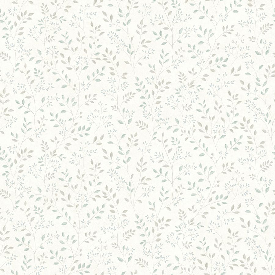 Purchase 4199-83740 Chesapeake Wallpaper, Galena Aqua Botanical Trail - Modern Farmhouse
