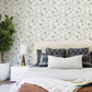 Purchase 4199-83746 Chesapeake Wallpaper, Darlene Aqua Jacobean - Modern Farmhouse12
