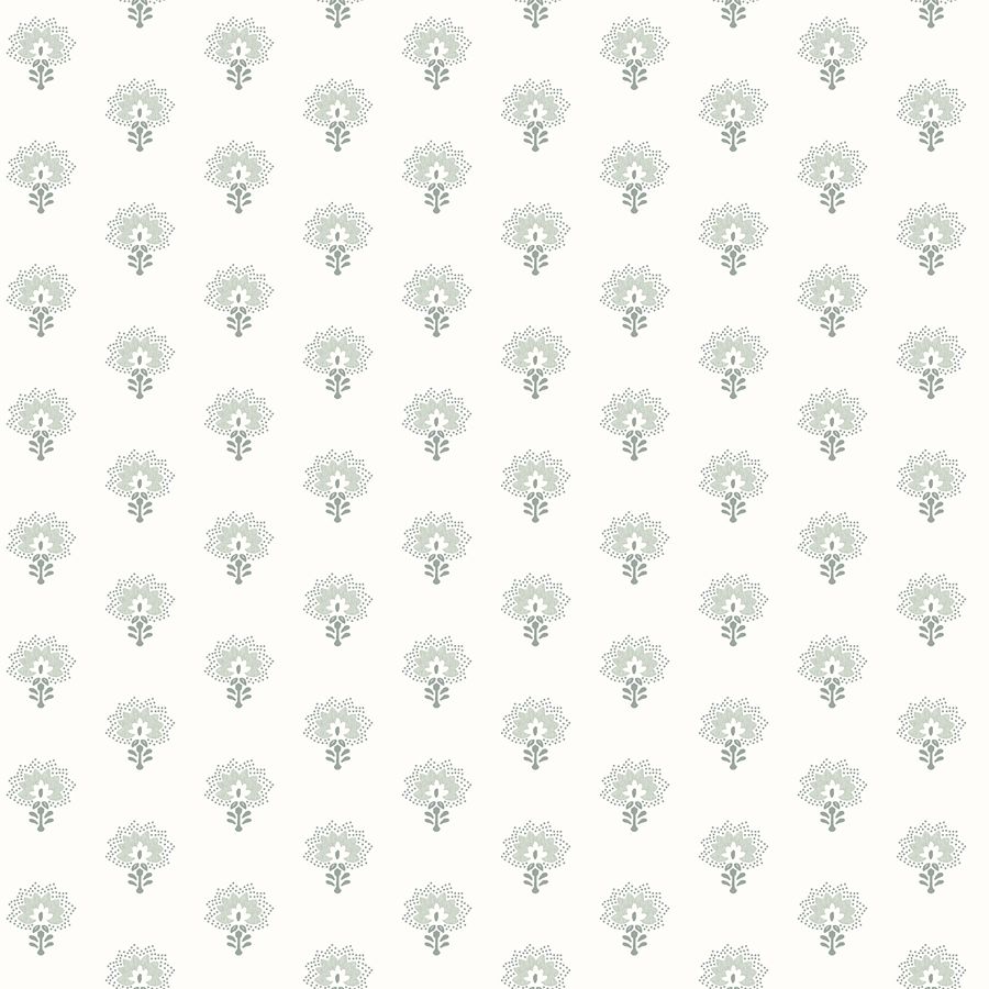 Purchase 4199-83752 Chesapeake Wallpaper, Hilda Aqua Floral Medallion - Modern Farmhouse