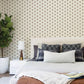 Purchase 4199-83753 Chesapeake Wallpaper, Hilda Burgundy Floral Medallion - Modern Farmhouse12