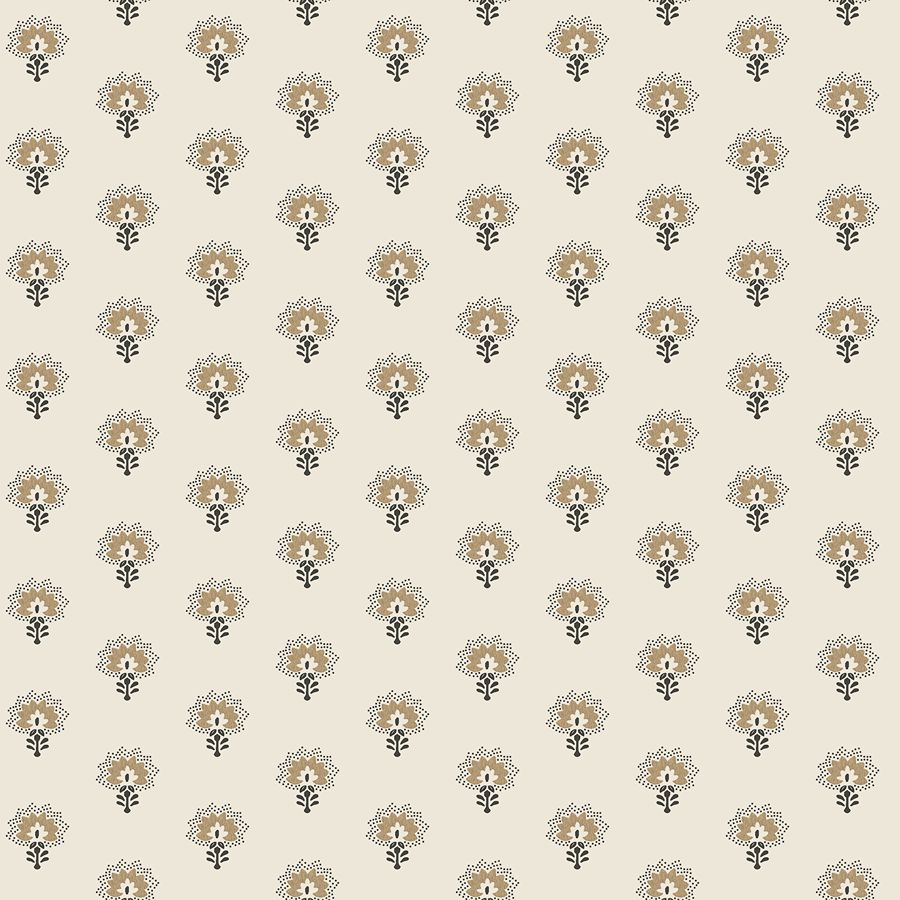 Purchase 4199-83754 Chesapeake Wallpaper, Hilda Butter Floral Medallion - Modern Farmhouse