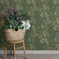 Purchase 4201-20103 A-Street Wallpaper, Ängslycka Dark Green Forest Botanicals - Savanna1