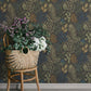 Purchase 4201-20105 A-Street Wallpaper, Ängslycka Charcoal Forest Botanicals - Savanna1