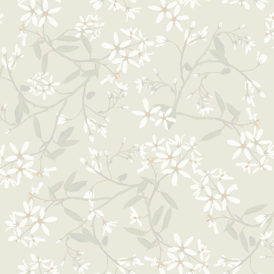 Purchase 4201-20110 A-Street Wallpaper, Paradis Dove Bouquet Toss - Savanna