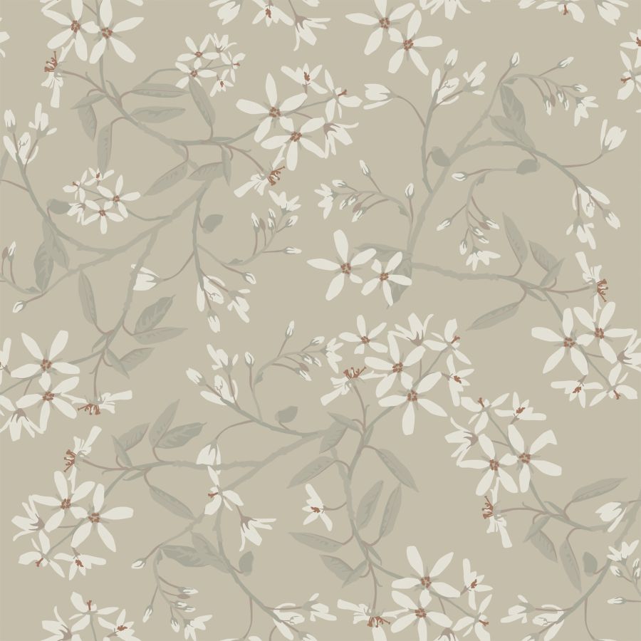 Purchase 4201-20113 A-Street Wallpaper, Paradis Grey Bouquet Toss - Savanna
