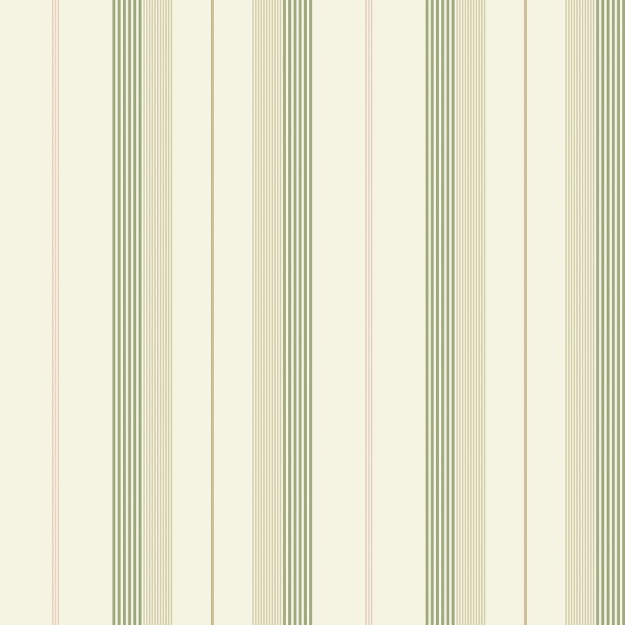 Purchase 4201-20117 A-Street Wallpaper, Herrgård Green Stripe - Savanna