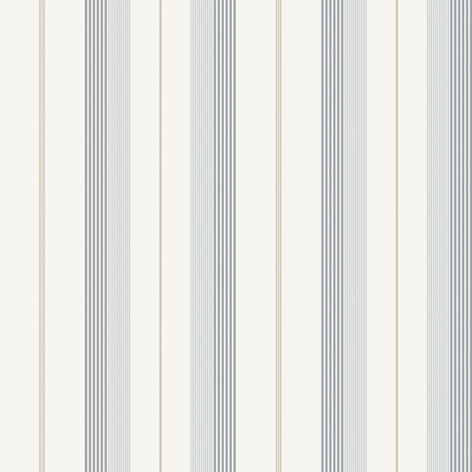 Purchase 4201-20119 A-Street Wallpaper, Herrgård Light Blue Stripe - Savanna