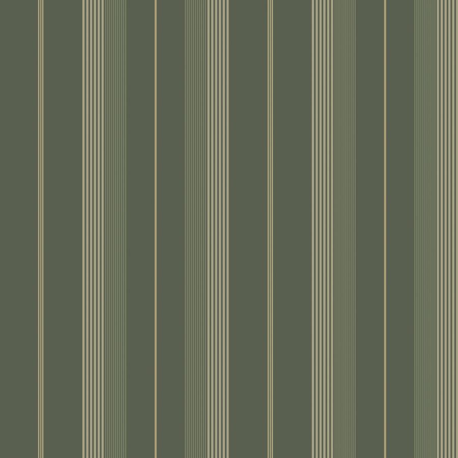 Purchase 4201-20121 A-Street Wallpaper, Herrgård Evergreen Stripe - Savanna